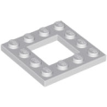Lego Used - Plate Modified 4 x 4 with 2 x 2 Open Center~ [Light Bluish Gray]