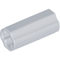 Lego Used - Technic Axle Connector 2L (Smooth with x Hole + Orientation)~ [Light Bluish Gray]