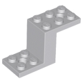 Lego NEW - Bracket 5 x 2 x 2 1/3 with 2 Holes and Bottom Stud Holder~ [Light Bluish Gray]