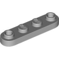 Lego NEW - Plate Round 1 x 4 with 2 Open Studs~ [Light Bluish Gray]
