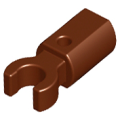 Lego Used - Bar Holder with Clip~ [Reddish Brown]