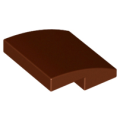 Lego NEW - Slope Curved 2 x 2 x 2/3~ [Reddish Brown]