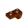 Lego NEW - Plate Modified 1 x 2 with Pin Hole on Bottom~ [Reddish Brown]