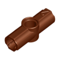 Lego NEW - Technic Axle and Pin Connector Angled #2 - 180 degrees~ [Reddish Brown]