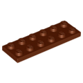 Lego NEW - Plate 2 x 6~ [Reddish Brown]