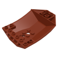 Lego NEW - Cockpit 8 x 6 x 2 Curved~ [Reddish Brown]