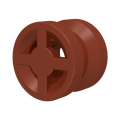 Lego Used - Wheel 8mm D. x 6mm~ [Reddish Brown]