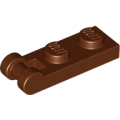 Lego NEW - Plate Modified 1 x 2 with Bar Handle on End~ [Reddish Brown]