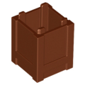 Lego NEW - Container Box 2 x 2 x 2 - Top Opening~ [Reddish Brown]