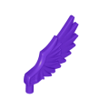 Lego NEW - Minifigure Wing Feathered~ [Dark Purple]
