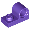 Lego NEW - Plate Modified 1 x 2 with Pin Hole on Top~ [Dark Purple]