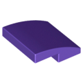 Lego NEW - Slope Curved 2 x 2 x 2/3~ [Dark Purple]