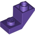 Lego NEW - Slope Inverted 45 2 x 1 with 2/3 Cutout~ [Dark Purple]