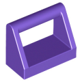Lego Used - Tile Modified 1 x 2 with Bar Handle~ [Dark Purple]