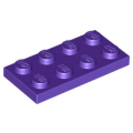 Lego NEW - Plate 2 x 4~ [Dark Purple]
