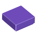 Lego NEW - Tile 1 x 1 with Groove~ [Dark Purple]
