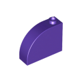 Lego NEW - Slope Curved 3 x 1 x 2 with Hollow Stud~ [Dark Purple]