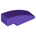 Lego NEW - Slope Curved 3 x 1~ [Dark Purple]
