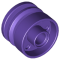 Lego NEW - Wheel 18mm D. x 14mm with Pin Hole Fake Bolts and Shallow Spokes~ [Dark Purple]