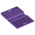 Lego NEW - Minifigure Utensil Computer Laptop~ [Dark Purple]