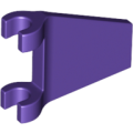 Lego NEW - Flag 2 x 2 Trapezoid with Flared Edge~ [Dark Purple]