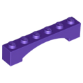 Lego NEW - Arch 1 x 6 Raised Arch~ [Dark Purple]