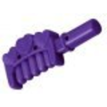 Lego Used - Friends Accessories Comb with Handle and 3 Hearts~ [Dark Purple]
