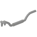 Lego Used - Vehicle Exhaust Pipe Twin Inlet 11L Left~ [Light Gray]