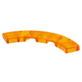 Lego NEW - Tile Round Corner 4 x 4 Macaroni Wide~ [Trans-Orange]
