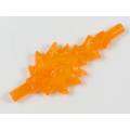 Lego NEW - Power Burst Bolt Large with Bar Ends~ [Trans Orange]