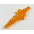 Lego NEW - Power Burst Bolt Small with Bar Ends~ [Trans Orange]