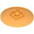 Lego NEW - Dish 6 x 6 Inverted (Radar) - Solid Studs~ [Trans-Orange]