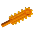 Lego NEW - Minifigure Utensil Tool Chainsaw Blade~ [Trans-Orange]