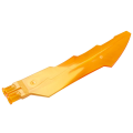 Lego NEW - Propeller 1 Blade 14L with 2 Axle Holes and Jagged Edges (Sword Blade) w~ [Trans-Orange]