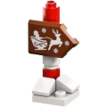 Lego NEW - Advent 2023 City (Day 2) - Sign Post with Santa Sleigh and Reindeer