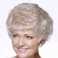 25CM Short Wavy Wig Curly Synthetic Hair With Natural-looking Color
