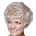 25CM Short Wavy Wig Curly Synthetic Hair With Natural-looking Color