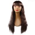 65CM Womens Long Curly Wig Fluffy Synthetic Hair For Daily Use