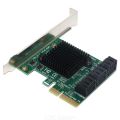 PCIE to 6 SATA Card PCI-E Adapter PCI Express to SATA3.0 Expansion Card 6 Port SATA III 6G for SSD H