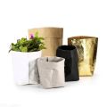 Kraft Paper Flower Pot Washable Decorative Planter Box