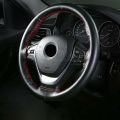 Genuine Leather Steering Wheel Cover Breathable Hole Wheel Covers For Auto Car Interior Accessories