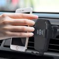 Universal Wireless Car Charger Mount Auto-Clamping Gravity Air Vent Phone Holder for iPhone / Samsun