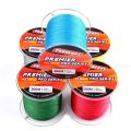 4 Series 300M Fishing Line  Solid Grey  Yellow  Blue  Green  Red PE Woven Sea Fishing Line