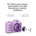 Kids Digital Camera 12MP Children Shockproof Rechargeable Digital Camcorder Cameras With 2.1 Inch HD