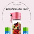 Oasismall Juicer Electric USB Rechargeable Smoothie Blender Cute Mini Fruit Juice Cup