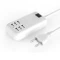 Quick Charge 6 USB Ports Mobile Phone Charger USB Desktop Wall Charger Fast Charging For Phone Samsu