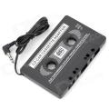 3.5mm Jack Car MP3 CD Cassette Converter Adapter - Black (80cm)