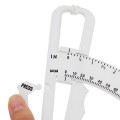 Personal Accurate Measure Body Fat Caliper - White