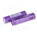 BestFire 3.7V 2200mAh 18650 Rechargeable Li-ion Battery - Purple (2PCS)