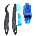 Bicycle Chain Cleaning Machine w/ Brush Comb - Blue + Black
